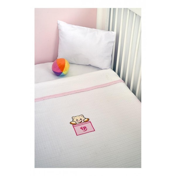 Fisher Price Πικέ Κουβέρτα des.206 Κούνιας | 44-4720/206