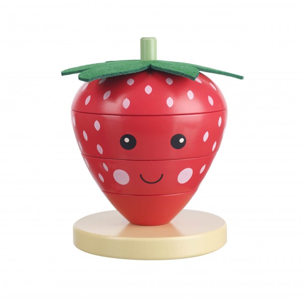 Πυργος Στοίβαξης Φράουλα Orange Tree Toys | 60-12145