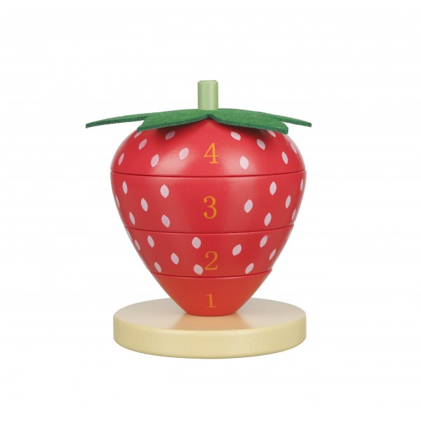 Πυργος Στοίβαξης Φράουλα Orange Tree Toys | 60-12145
