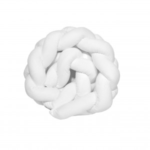 Πλεξούδα βελουτέ 20Χ200 cm Λευκή Design 900 Oliver Baby | 46-6714/900