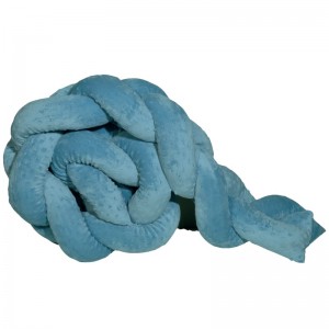 Πλεξούδα βελουτέ 20Χ200 cm Μέντα Σκούρο Ανάγλυφη Design 927 Oliver Baby | 46-6714/927