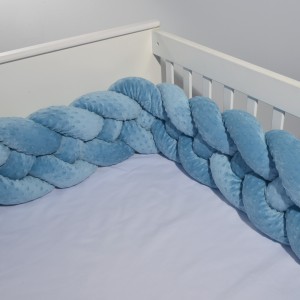 Πλεξούδα βελουτέ 20Χ200 cm Μέντα Σκούρο Ανάγλυφη Τετραπλή Design 9270 Oliver Baby | 46-6714-4/9270