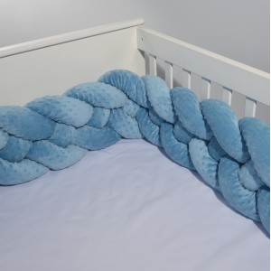 Πλεξούδα βελουτέ 20Χ200 cm Μέντα Σκούρο Ανάγλυφη Τετραπλή Design 9270 Oliver Baby | 46-6714-4/9270