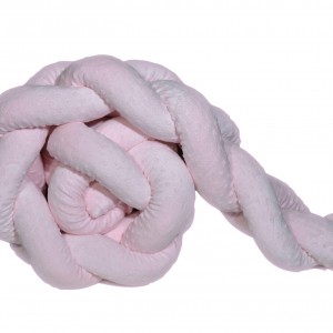 Πλεξούδα βελουτέ 20Χ200 cm Ροζ Ανάγλυφη Design 922 Oliver Baby | 46-6714/922