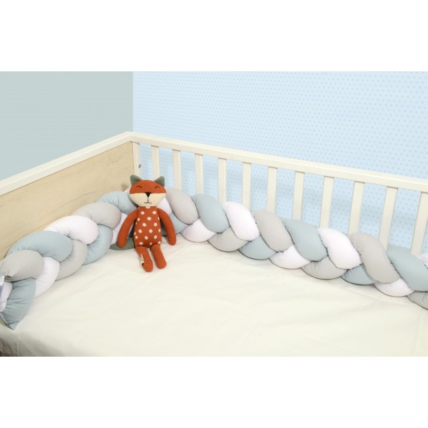 Πλεξούδα τριπλή βαμβακερή 20X200  με ειδική εσωτερική επένδυση Design 3135 Oliver Baby | 46-6713/3135