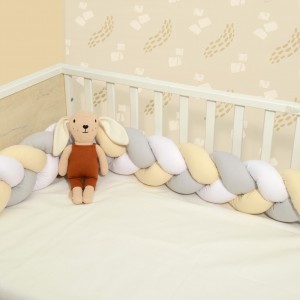 Πλεξούδα τριπλή βαμβακερή 20X200  με ειδική εσωτερική επένδυση Design 3145 Oliver Baby | 46-6713/3145