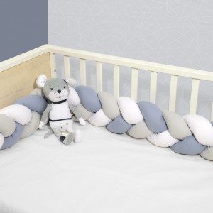 Πλεξούδα τριπλή βαμβακερή 20X200  με ειδική εσωτερική επένδυση Design 3175 Oliver Baby | 46-6713/3175