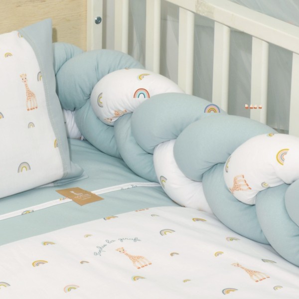 Πλεξούδα τριπλή βαμβακερή 20x200cm με Ειδική Εσωτερική Επένδυση Design 503 Sophie La Girafe | 46-6713/503