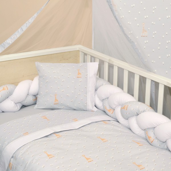 Πλεξούδα τριπλή βαμβακερή 20x200cm με Ειδική Εσωτερική Επένδυση Design 505 Sophie La Girafe | 46-6713/505