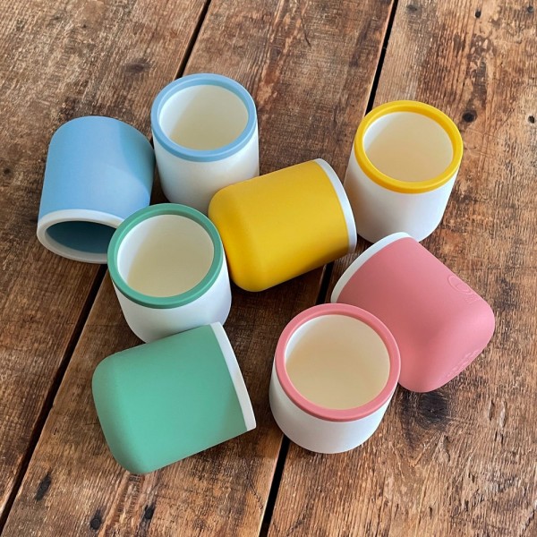 Ποτηράκια Σιλικόνης Σετ 2 Τεμ. - 175 ml Μπλε - Smikkels | 63-30066