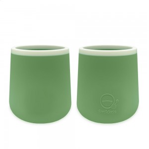 Ποτηράκια Σιλικόνης Σετ 2 Τεμ. 175 ml Πράσινο - Smikkels | 63-30069