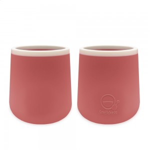 Ποτηράκια Σιλικόνης Σετ 2 Τεμ. 175 ml Ροζ - Smikkels | 63-30068