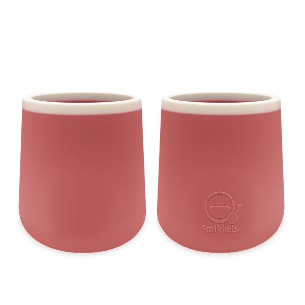 Ποτηράκια Σιλικόνης Σετ 2 Τεμ. 175 ml Ροζ - Smikkels | 63-30068
