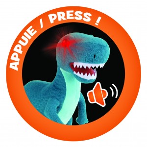 Πτερανόδοντας 25cm με Ήχο και Φως από Ανακυκλωμένα Υλικά Jemini | 62-024176/1