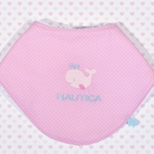 Σαλιάρα Μπαντάνα Ροζ πουά 26x26 Des 932 | 46-6747/932