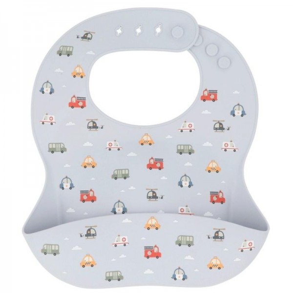 Σαλιάρα Σιλικόνης City Cars - Tutete | 61-88670