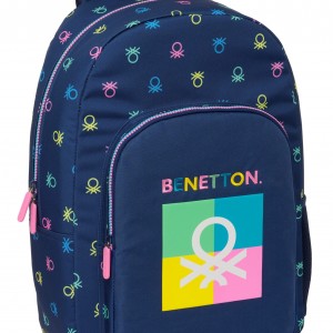 Σχολικό Σακίδιο Cool με Πλαϊνή Τσέπη - BENETTON | 59-50876