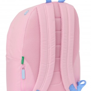 Σχολικό Σακίδιο Pink με Θήκη για Λάπτοπ - BENETTON | 59-16819