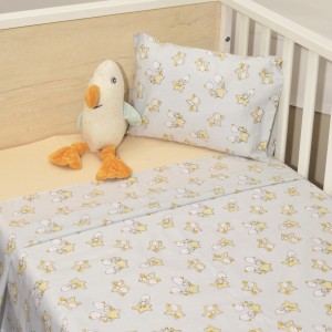 Σεντόνια Κούνιας 3 τεμ. 110x160cm 100% Βαμβάκι Design 210 Oliver Baby | 46-6706/210