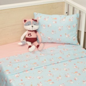 Σεντόνια Κούνιας 3 τεμ. 110x160cm 100% Βαμβάκι Design 212 Oliver Baby | 46-6706/212