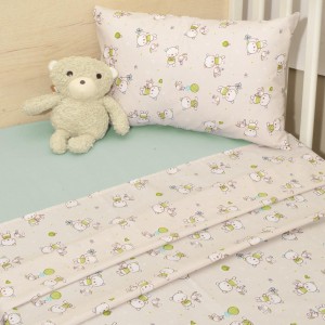 Σεντόνια Κούνιας 3 τεμ. 110x160cm 100% Βαμβάκι Design 213 Oliver Baby | 46-6706/213