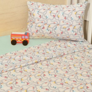 Σεντόνια Κούνιας 3 τεμ. 110x160cm 100% Βαμβάκι Design 214 Oliver Baby | 46-6706/214