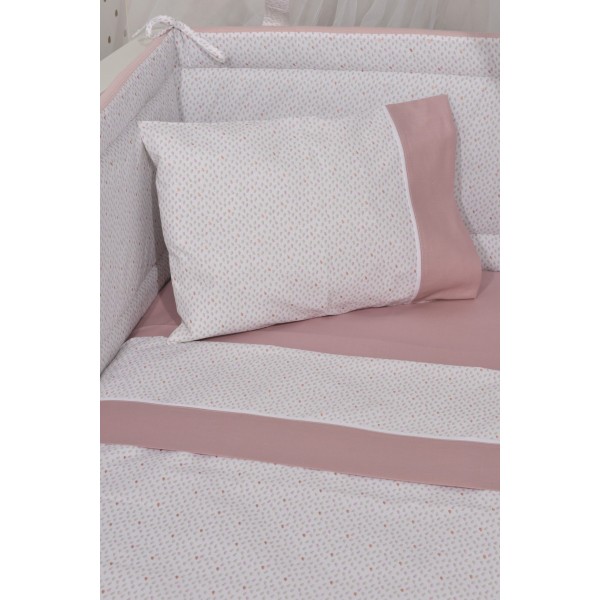 Σεντόνια Κούνιας 3 τεμ. 110x170cm 100% Βαμβάκι - Κατωσέντονο Με Λάστιχο - Design 402 Oliver Baby | 46-6706/402