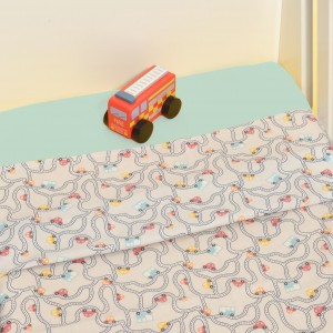 Σεντόνια Λίκνου Σετ 2 τεμ. 80x100 cm 100% Βαμβάκι Design 214 Oliver Baby | 46-6704/214