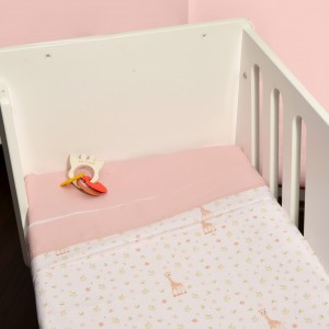 Σεντόνια Λίκνου Σετ 2τ -75x110-100% Βαμβάκι Design 502 Sophie La Girafe | 46-6704/502