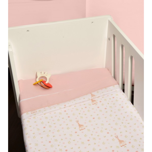 Σεντόνια Λίκνου Σετ 2τ -75x110-100% Βαμβάκι Design 502 Sophie La Girafe | 46-6704/502