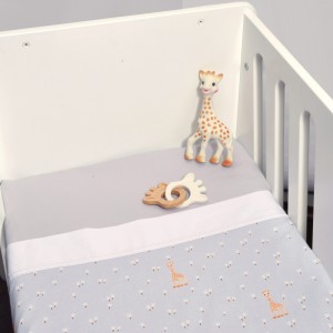 Σεντόνια Λίκνου Σετ 2τ -75x110-100% Βαμβάκι Design 505 Sophie La Girafe | 46-6704/505