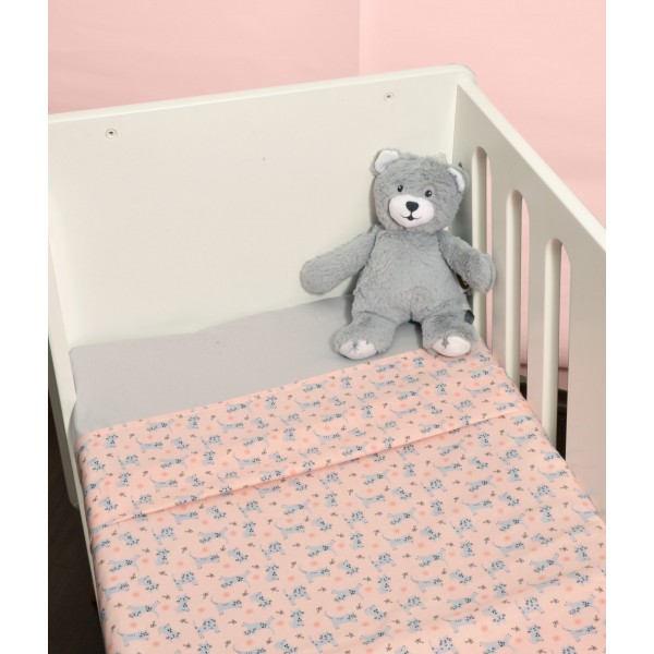 Σεντόνια Λίκνου Σετ 2τεμ. 80x100cm 100% Βαμβάκι Design 215 Oliver Baby | 46-6704/215