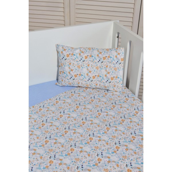 Σεντόνια κούνιας 3 τεμ 110x160 100% βαμβάκι Design 200 Oliver Baby | 46-6706/200