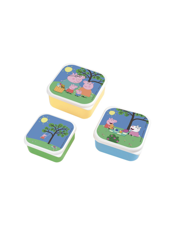 Σετ 3 Φαγητοδοχείων Peppa Pig Petit Jour Paris | 52-994/10