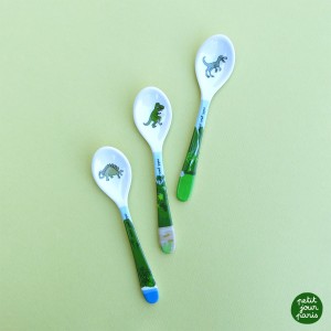 Σετ 3 Παιδικών Κουταλιών 14cm Dinos - Petit Jour Paris | 52-708/13