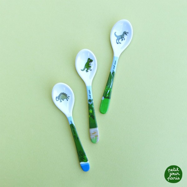 Σετ 3 Παιδικών Κουταλιών 14cm Dinos - Petit Jour Paris | 52-708/13