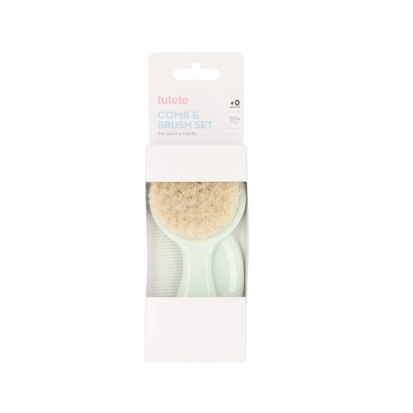 Σετ Βουρτσάκι και Χτενάκι - Μέντα - Tutete | 61-93827