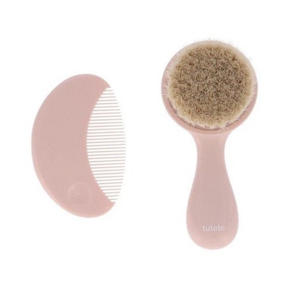 Σετ Βουρτσάκι και Χτενάκι - Ροζ - Tutete | 61-35680