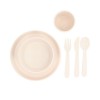 Σετ Φαγητού 6 Τεμαχιών PP Εκρού Tutete | 61-74698