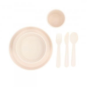 Σετ Φαγητού 6 Τεμαχιών PP Εκρού - Tutete | 61-74698