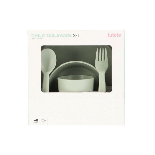 Σετ Φαγητού 6 Τεμαχίων PP Μέντα Tutete | 61-74699