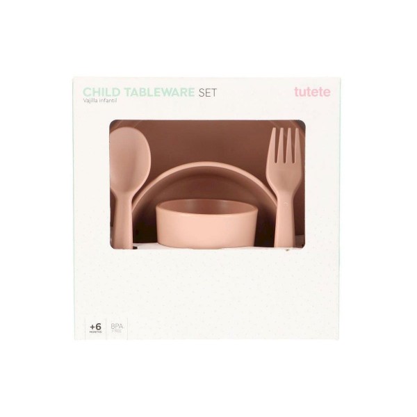 Σετ Φαγητού 6 Τεμαχιών PP Σωμόν Tutete | 61-74694