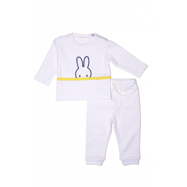 Σετ Φόρμας 2τ Λευκό 6 Mηνών/68cm Design 60 Miffy | 48-8751-68/60