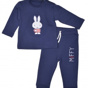 Σετ Φόρμας 2 τεμ. 9 Mηνών/74cm Design 61 Σκούρο Μπλε | 48-8751-74/61