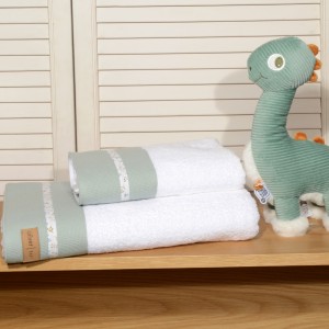 Σετ Πετσέτες 2 τεμ. 100% Βαμβάκι 450 γρμ/τμ 30x50cm & 70x120cm Design 403 Oliver Baby | 46-6760/403