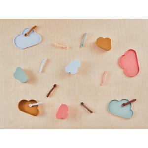 Σετ Πιάτο και Μπωλ Σιλικόνης – Chloe - Γκρι & Καφέ – OYOY | 53-107181