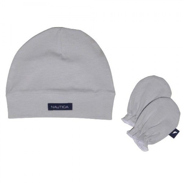 Σετ Σκουφάκι & 2 Γαντάκια Γκρι Ανοιχτό | 49-9748/17
