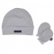 Σετ Σκουφάκι & 2 Γαντάκια Γκρι Ανοιχτό | 49-9748/17