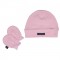 Σετ Σκουφάκι & 2 Γαντάκια Ροζ | 49-9748/16