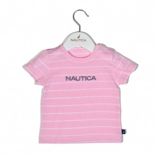 T-Shirt Jersey Organic Design 12  Ροζ Ριγέ 92cm 2 ετών | 49-2110-92/12
